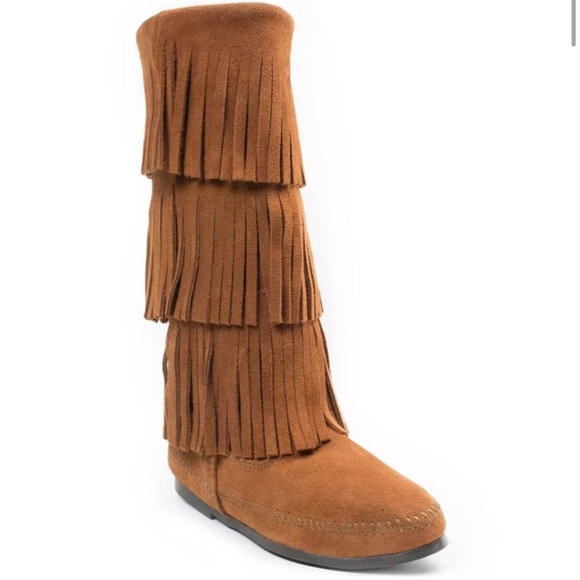 [ Minnetonka ] Fringe Boots - Picture 10 of 11